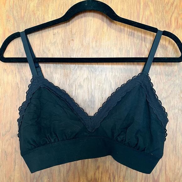 EUC Me Undies‎ Black Lace Bralette Large - Picture 1 of 4
